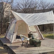 캠핑 텐트 다잡 에어텐트 원터치텐트 내장형 에어펌프로 더 쉬운 피칭