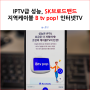 IPTV급 성능, SK브로드밴드 지역케이블 B tv pop! 인터넷TV