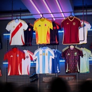 코파아메리카2024 아디다스 유니폼(아르헨티나, 칠레, 콜롬비아, 멕시코, 페루)