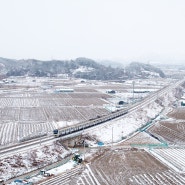 눈 내린 날, 수인선 겨울풍경