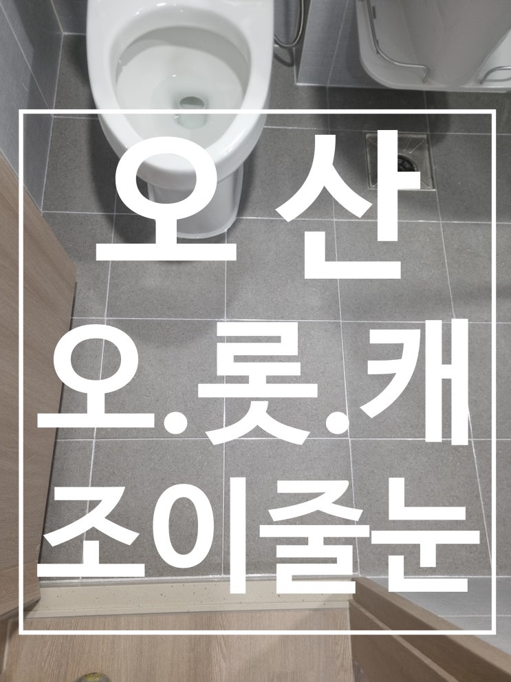 오산 롯데캐슬 스카이파크 시공 사진