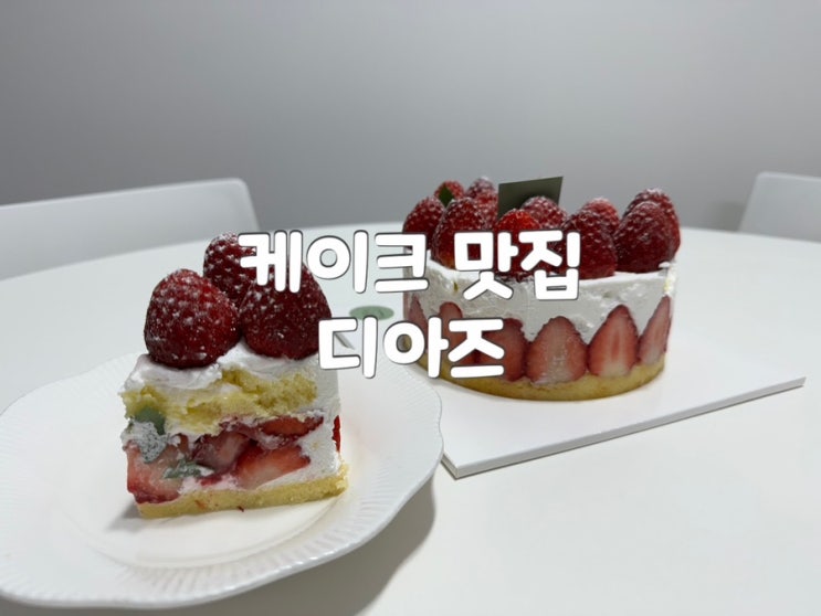 수원 장안구 대형 베이커리 카페 : 디아즈 케이크 맛집이네