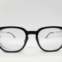 나인어코드 유니온 가비 티타늄 뿔테에 -초고도근시용 1.74 양면비구면 청광렌즈 제작하기-여의도역 안경점