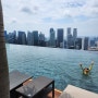 인피니티 풀 싱가포르 marina bay sands 5성급 호텔 수영장.