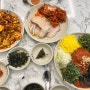 진주 충무공동 맛집 오봉집 혁신점 보쌈, 직화낙지볶음, 막국수세트메뉴