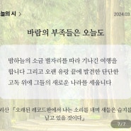 오래된 레코드판에서 나는 소리를 내며 새들은 습지를 날고 있을 것이다 - 리산