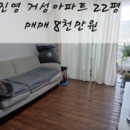 김해 진영 거성아파트 매매 8천만원