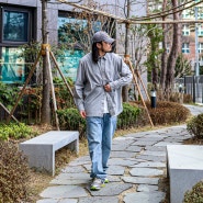 커버낫 남자 캐주얼 옥스포드 셔츠 리뷰 및 봄 코디