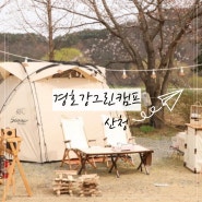 경남 벚꽃 캠핑장 산청 경호강그린캠프