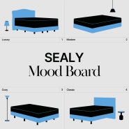 씰리침대, 침실을 완성하다! SEALY Mood Board!