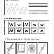 Sound and Shape Worksheet - Walter Walrus