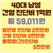 간경화, B형간염 유병자 추천하는 간암 진단비 암보험 플랜