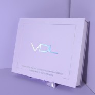 표지바리 싸바리박스로 제작된 색조 브랜드 VDL의 화장품 프레스키트 패키지