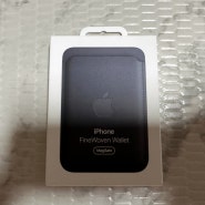 아이폰 14프로 맥스 애플 정품 맥세이프 카드지갑 카드케이스 (블랙)