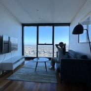 호주 브리즈번여행 브리즈번 스카이타워 71층 뷰 좋고 위치좋은 가성비 숙소 추천 근처맛집