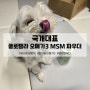 국개대표 클로렐라오메가3MSM파우더 강아지종합영양제