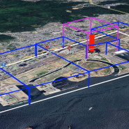 부산 북항 지형데이터 취득을 위한 RTK 드론 촬영