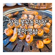 [창원] 불막열삼 : 창원 봉곡동 막창 맛집 추천