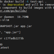 [Spring Boot] 자바 스프링 - jar 파일 Dockerfile 패키징