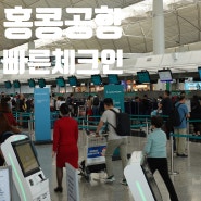 홍콩〃홍콩 3박4일 #13 :: 홍콩공항 셀프체크인과 한국 입국서류 준비