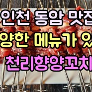 인천 동암 맛집 메뉴가 다양한 천리향 양꼬치
