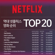 넷플릭스 역대 영화순위 TOP 20 (2024년 3월)