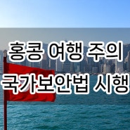 홍콩 여행 비상, 국가보안법 시행으로 반정부행위 처벌 가능