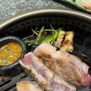 부산에서 제주를 느끼다ෆ 해운대 마린시티 고기집 숙성 제주 흑돼지 맛집: 운대돈