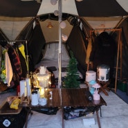 [캠핑] 평창 이편한 캠핑 / 첫번째 장박지/ 단독 화장실 이용 가능한 산속 캠핑장