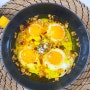 한지혜 계란감바스 3분 레시피 편스토랑 에그 감바스 달걀감바스 만들기
