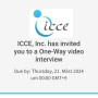 [미국인턴] #4 ICCE 인터뷰 영어 레벨테스트 통과 + 예상질문