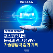 [EXPERT REPORT] 포스코퓨처엠 음극재 연구 성과와 기술경쟁력 강화 계획