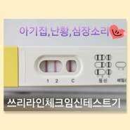 임신 5,6주차 증상 아기집 난황 쓰리라인체크임신테스트기 사용 방법