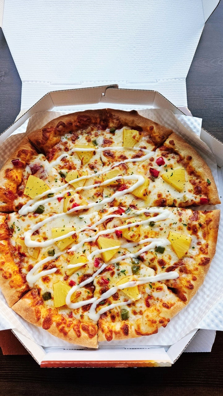 빅스타피자::가성비피자 하와이언 12인치 L사이즈 추천 : 네이버 블로그