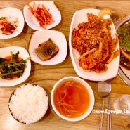 [인천] 시장 속 혼밥하기 좋은 1인 백반식당 :: 제육볶음🍱