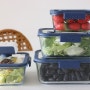 유리밀폐용기 진공반찬통 글라쎄Z 과일 야채보관 냉장고 정리에 최고!