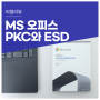 MS Office Home & Business 2021 PKC와 ESD 설치 비교