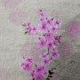 핑크핑크한 벚꽃 (천아트 벚꽃그리기)