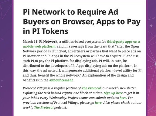 코인데스크 파이네트워크(파이코인) Pi Ad network소개 : 네이버 블로그