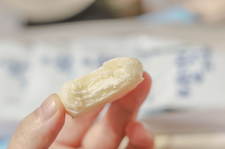 롯데 명가 찰떡파이 끼리크림치즈찰떡파이 리뷰 내돈내산 : 네이버 블로그