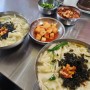포항 죽도시장 수제비 골목 유명한 칼제비 맛집 '장터 분식'