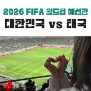 2026 월드컵 예선 대한민국 VS 태국 (서울상암월드컵경기장 N-P구역 54열 시야)