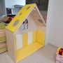 [후니교구] 어린이집 도서환경구성, 동그라미 삼각지붕 쇼파벤치, 도서벤치