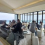 제주여행 우도 바다 뷰 카페 블랑로쉐 - 커피는 쏘 쏘, 바다 풍광은 훌륭한 디저트 카페