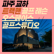 파주 운정 교하 트랙맨 골프래슨 추천 - 오스페이스 골프스튜디오