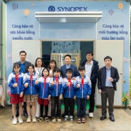 시노펙스, 베트남 초등학교에 고도정수시스템 기증!