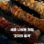 세종 나성동 이자카야 꼬치의 품격 구이 꼬치 먹고 온 후기