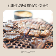 김해장유맛집 숯에 고기 구워먹고 싶으면 외식명가 화로정 추천해요