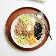 오이 참치 비빔밥 만들기, 포만감 좋고 칼로리 낮춘 다이어트 음식
