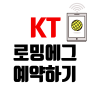 [신행♥] 일본 홋카이도 여행 KT 로밍에그 예약하기